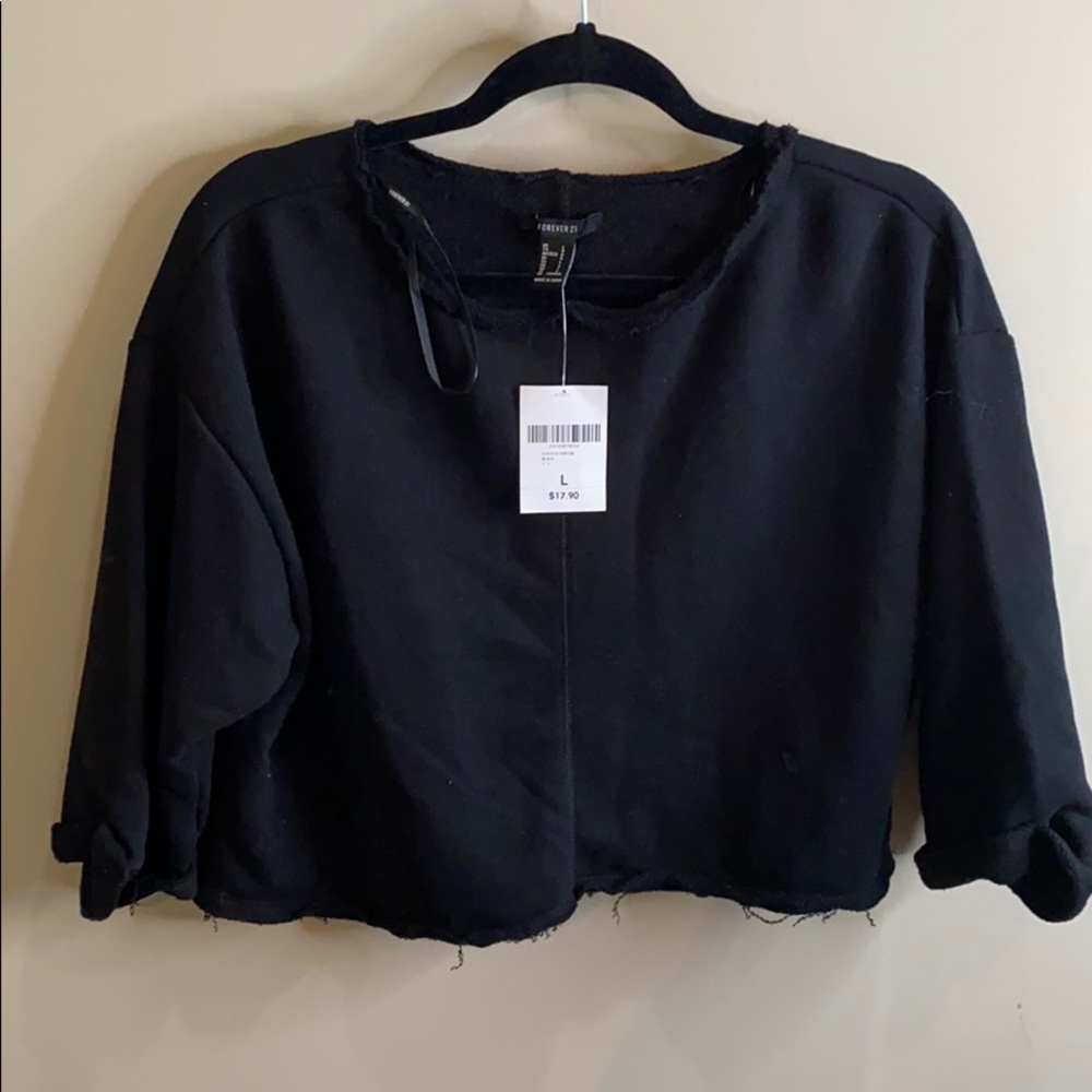Cropped sweatshirt